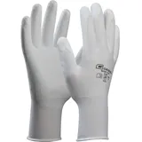 Gebol Schutzhandschuh Micro Flex | 10 (XL) | weiß | Feinstrick mit PU-Beschichtung | 1 Paar
