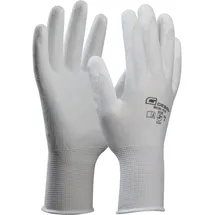 Gebol Schutzhandschuh Micro Flex | 10 (XL) | weiß | Feinstrick mit PU-Beschichtung | 1 Paar