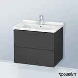 Duravit L-Cube Waschtischunterschrank, 2 Auszüge, LC626404949