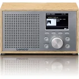 Lenco DAB+ Radio DAR-017WD holzfarbe, FM BT - Kompaktes und stilvolles DAB+/FM-Radio mit Bluetooth® und Holz