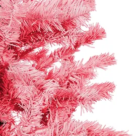 Beliani Weihnachtsbaum Farnham Rosa 210 cm