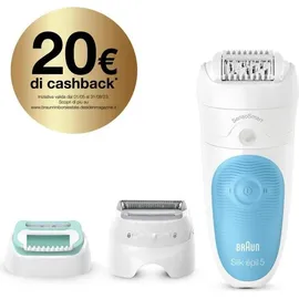 Braun Silk-épil SensoSmart 5-610 weiß/blau
