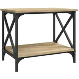 vidaXL Beistelltisch Braun Eiche 55 x 38 x 45 cm