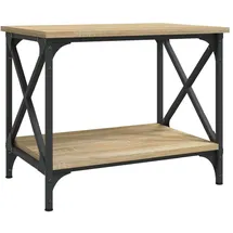 vidaXL Beistelltisch Braun Eiche 55 x 38 x 45 cm