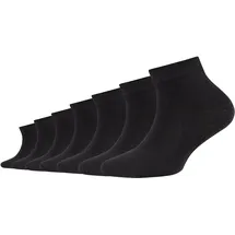 CAMANO ca-soft Kurzsocken 7er Pack Schwarz 39-42