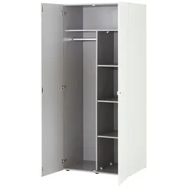 WIMEX Drehtürenschrank Multiraumkonzept 80 x 185 x 54 cm Weiß