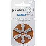 Varta Powerone P312 Hörgerätebatterie (180Mah, 1,4Volt) -10Er Set (60 Batterien)