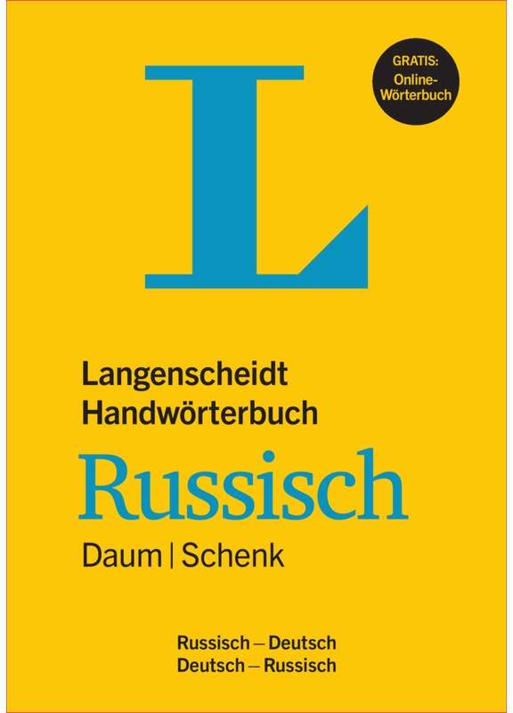 Langenscheidt Handwörterbuch Russisch Daum/Schenk - Langenscheidt Handwörterbuch Russisch Daum/Schenk  Gebunden