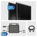 800W Balkonkraftwerk Solaranlage mit 900W Bifazial Module MARSTEK Wechselrichter