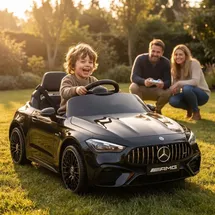 ACTIONBIKES MOTORS Kinder-Elektroauto Mercedes AMG CLE 53 schwarz