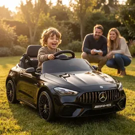ACTIONBIKES MOTORS Kinder-Elektroauto Mercedes AMG CLE 53 schwarz