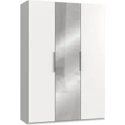 Kleiderschrank WIMEX "Level by fresh to go", weiß, B:150cm H:216cm T:58cm, Schränke, mit Spiegeltüren