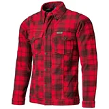 Held Woodland Hemd/Textiljacke - Rot/Schwarz - L