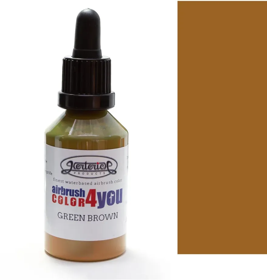 AirbrushColor4you | Basic Tones, Farbton: Green Brown