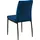 Actona Group Esszimmerstuhl »Doris«, 2 St., Polyester-Velvet, mit lebendigem Stoff, schlanke, schwarze Metallbeine, blau