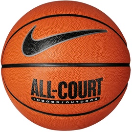 Nike Everyday All Court 8P Basketball 855 Amber/Black/Metallic Sillv 7