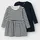 NAME IT Mädchen Nmfvivia Dress 2p Noos Kleid, Dark Sapphire/Stripes:Pack W. Dark Sapphire Stripes, 92 EU - 92
