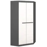 Eckkleiderschrank Trend Kleiderschrank 93x93x194cm 2-türig graphit Andersen Kief