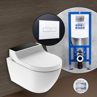 Geberit AquaClean Tuma Comfort Komplett-SET Dusch-WC mit neeos Vorwandelement,, 146290SJ1+16603WH#SET,