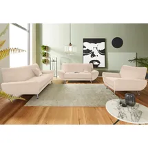 Home Affaire Polstergarnitur HOME AFFAIRE "Saltare elegant & komfortabel,, 3-2-1, bequem, Designfuß", beige (creme), H:78cm T:82cm, Sitzmöbel-Sets