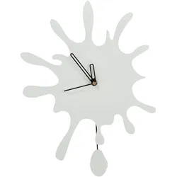 Wanduhr FULLY 27 cm Weiß
