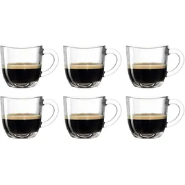 LEONARDO Espressotasse 0,08 l Weiß 6 St.