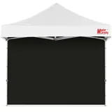 MasterCanopy Seitenwand/Seitenteil für 2,5 x 2,5 m Pop-up-Pavillon, Faltpavillon, Zelt, Canopy, 1 Stück, Schwarz