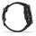 Garmin fenix 7S Sapphire Solar schiefergraues DLC-Titan Kunststoffarmband schwarz