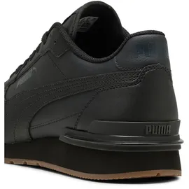 Puma ST Runner v4 L Unisex-Sneaker, Schwarz/Strong Grey-Gum, 10 UK