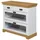 OTTO home Rügen 95 x 84 x 40 cm Weiß / Honig