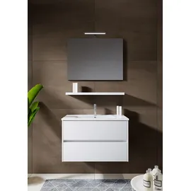 Riho Waschtischunterschrank 2 Auszüge 80 x 52 cm Weiß