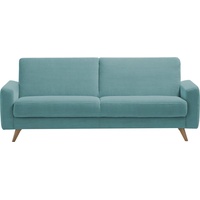 exxpo - sofa fashion 3-Sitzer »Samso«, Inklusive Bettfunktion und Bettkasten, blau