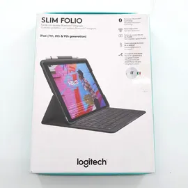 Logitech Slim Folio für iPad 7-9 Gen grafit Italienisch QWERTY