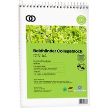 SOENNECKEN Kopfspiralblock oeco 1255 RC A4 80Blatt liniert