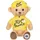 gipsy toys Tour-de-France-Plüschbär 15 cm Gelb