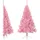 vidaXL Künstlicher Halb-Weihnachtsbaum Rosa 150 cm