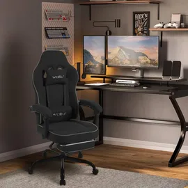 Woltu Gaming-Stuhl Schwarz