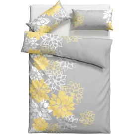 OTTO home Susan Blumen Gelb 155 x 220 cm + 40 x 80 cm