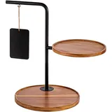 APS 2-stufige Etagère -IRON- 47 x 30 cm, H: 44 cm
