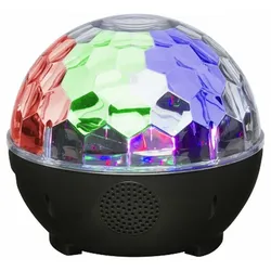 Bluetooth-Lautsprecher Denver BTL-65 Schwarz – 6 W Sound mit LED-Discokugel