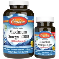 Carlson Labs Maximum Omega 2000, 90 - 30 Kapseln