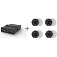 Vivolink audiopack Subwoofer 8" 50W+ 4 x Deckenlautsprecher -