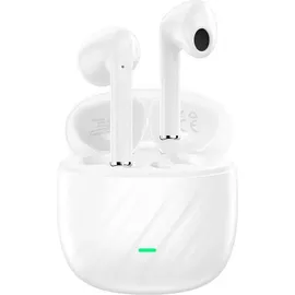 COFI 1453 kabelloser In-Ear Bluetooth 5.3 Kopfhörer Weiß - bis zu einer 30-stündigen Nutzung