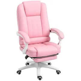 Vinsetto Chefsessel Kunstleder Rosa