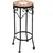 DanDiBo Ambiente Blumenhocker Mosaik Rund 46 cm Schwarz