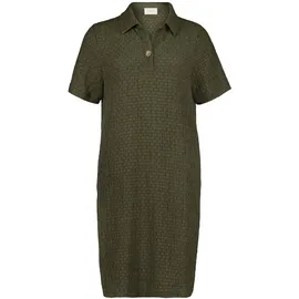 Cartoon Polokleid Damen Braun 34