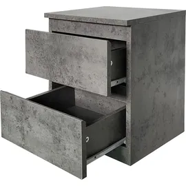Hti-Living Nachtschrank Thekla 34 x 30 x 41 cm Grau