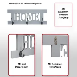 MCW Wandgarderobe C60 Home 55 x 21 cm Dunkelgrau