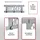 MCW Wandgarderobe C60 Home 55 x 21 cm Dunkelgrau