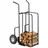 Relaxdays Kaminholzwagen XL Metall 63 x 65 x 120 cm Schwarz